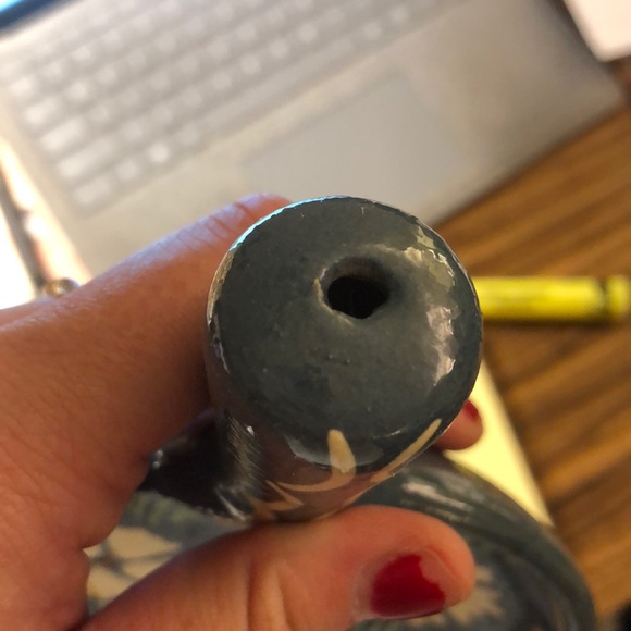 Mexican Pottery Floral Plate - Picture 11 of 11